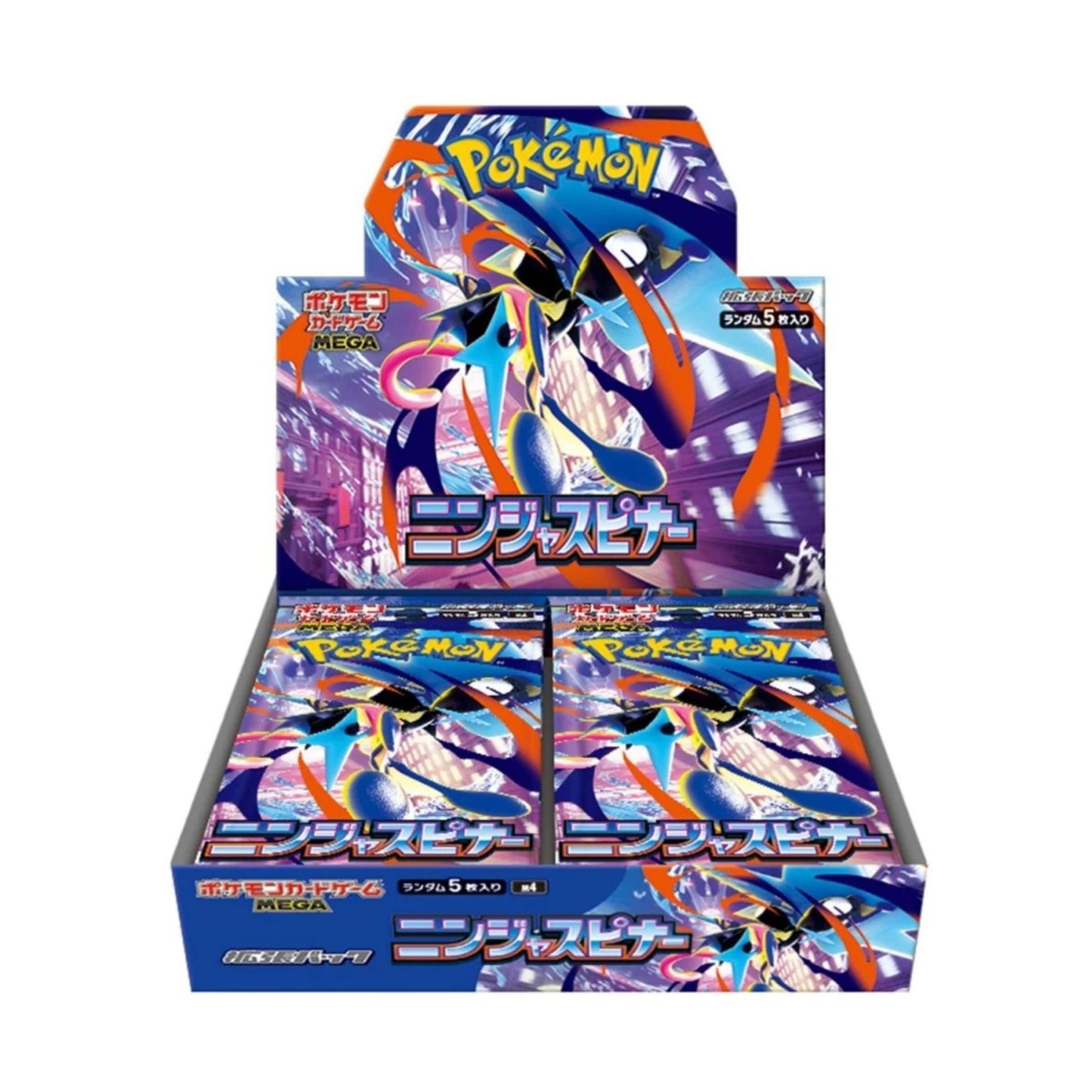 Pokemon Ninja Spinner Booster Box M4 (Japanese) front view