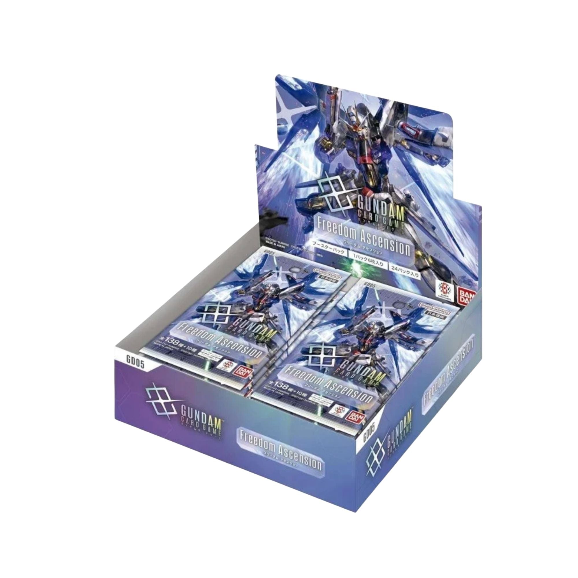 カードダスその他 GUNDAM CARD GAME Freedom Ascension BOX BANDAI Gundam Card Game Freedom Ascension GD05 Booster Box